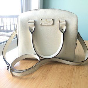 Kate Spade Structured White Bag